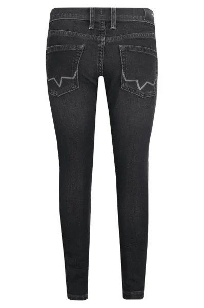 Jeansy finly tag | Skinny fit Pepe Jeans London grafitowy